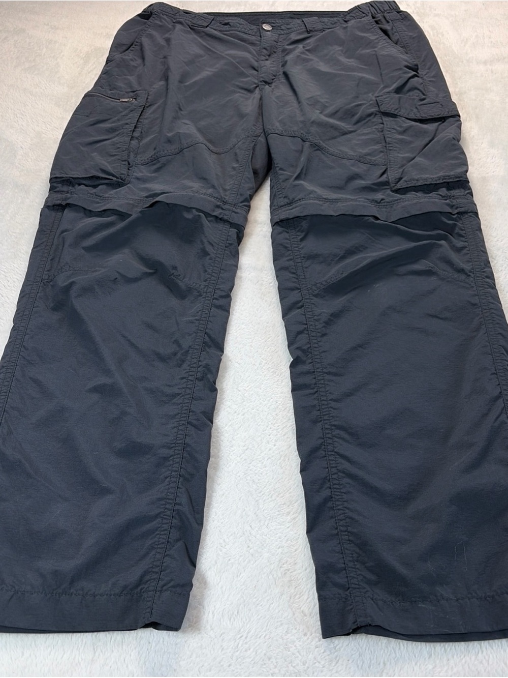 Columbia Men's Convertible Pants Size 36x30 Black Hiking Cargo Outdoor